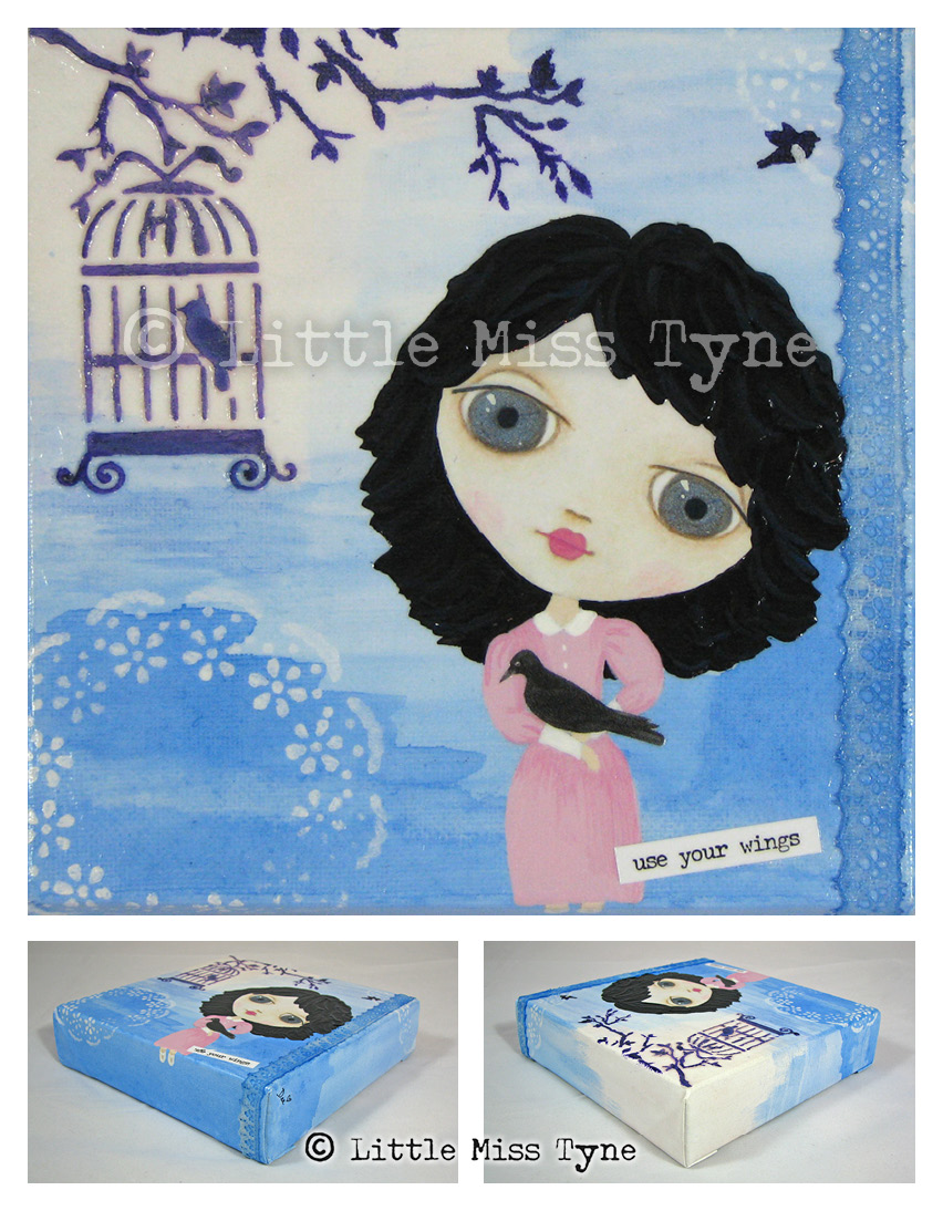 Little Miss Tyne Painting - Use Your Wings